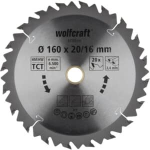 WOLFCRAFT Kreissägeblatt