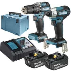 MAKITA Akku-Schlagbohrschrauber-Set »DLX2414JX4«