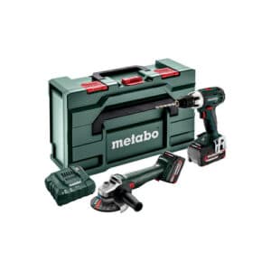 METABO Akku-Maschinen-Set »BS 18 LT / W 18 L 9-125 Quick«