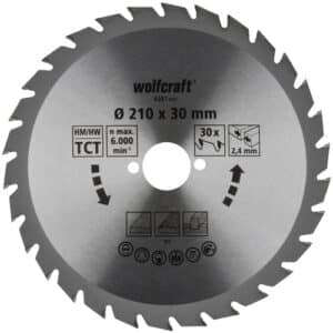 WOLFCRAFT Kreissägeblatt »Grün«